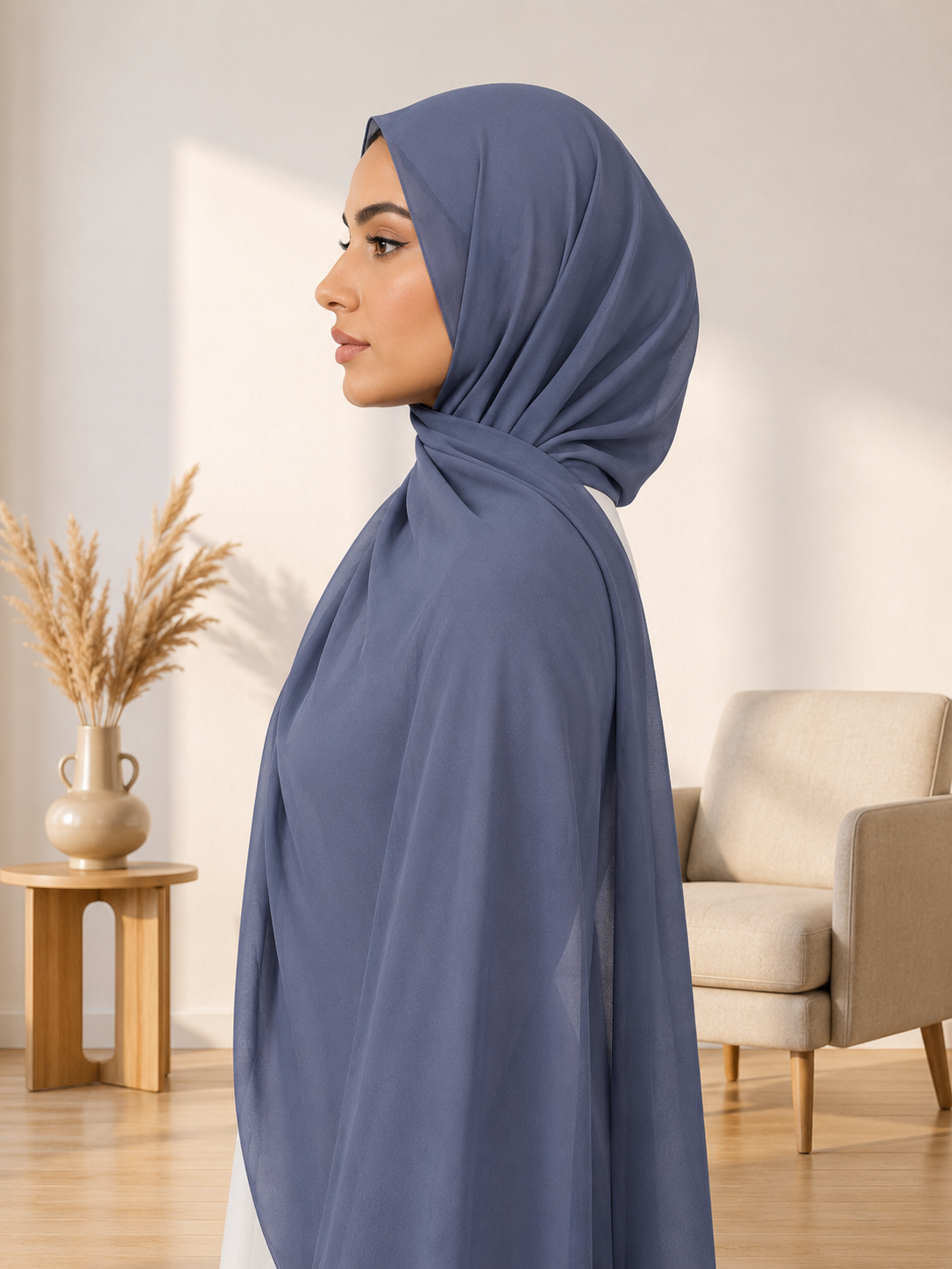 Chiffon Plain Hijab