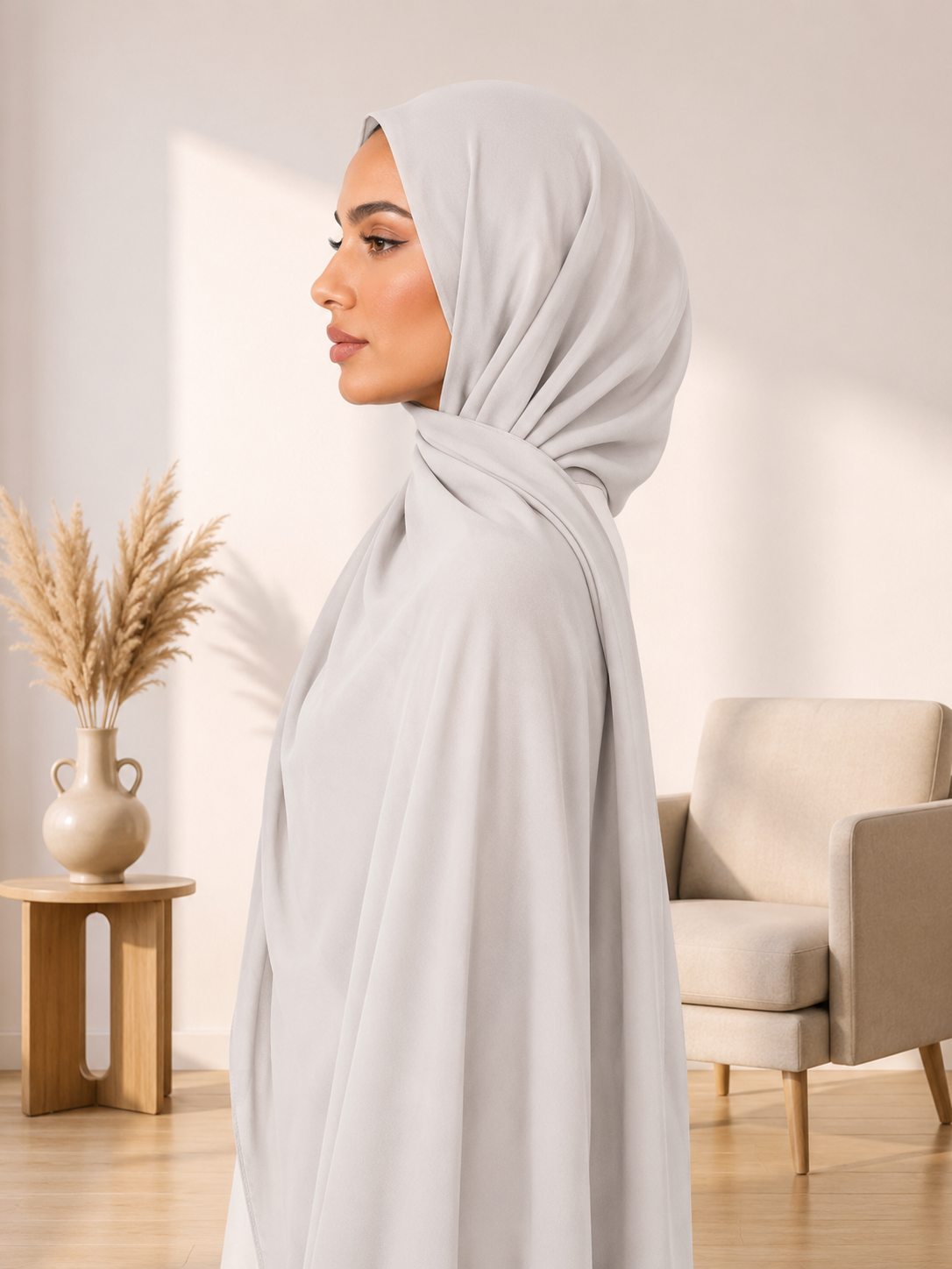 Chiffon Plain Hijab