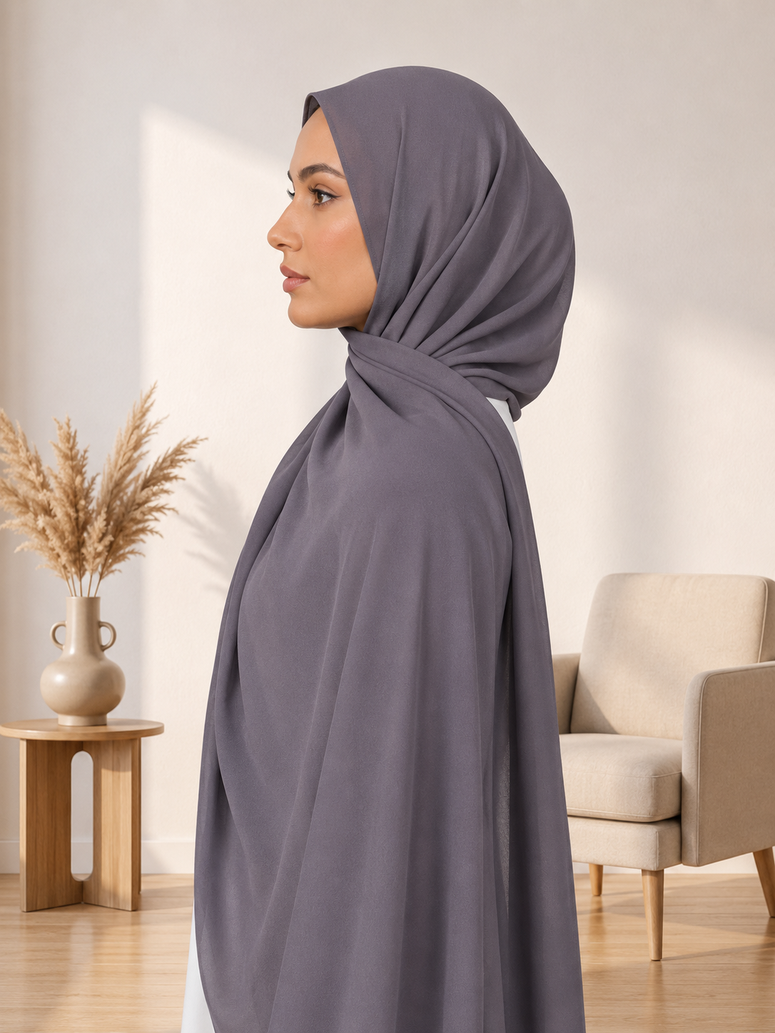 Chiffon Plain Hijab