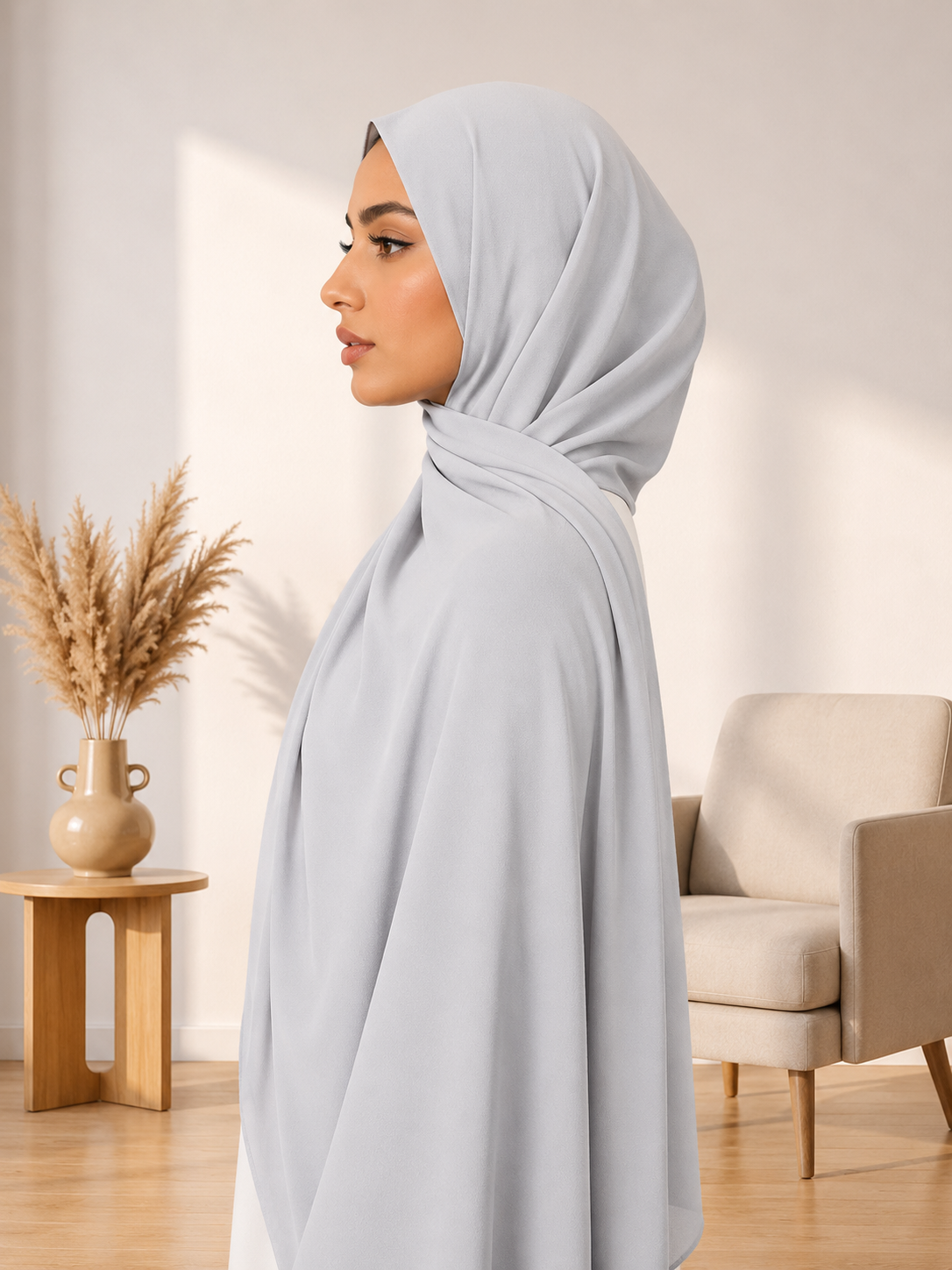Chiffon Plain Hijab