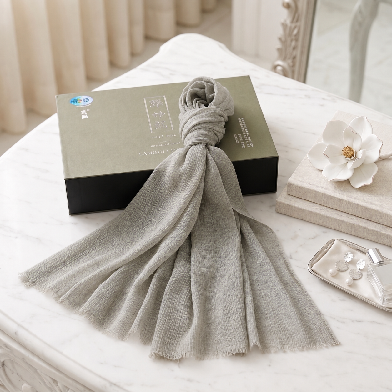 Textured Linen Hijab