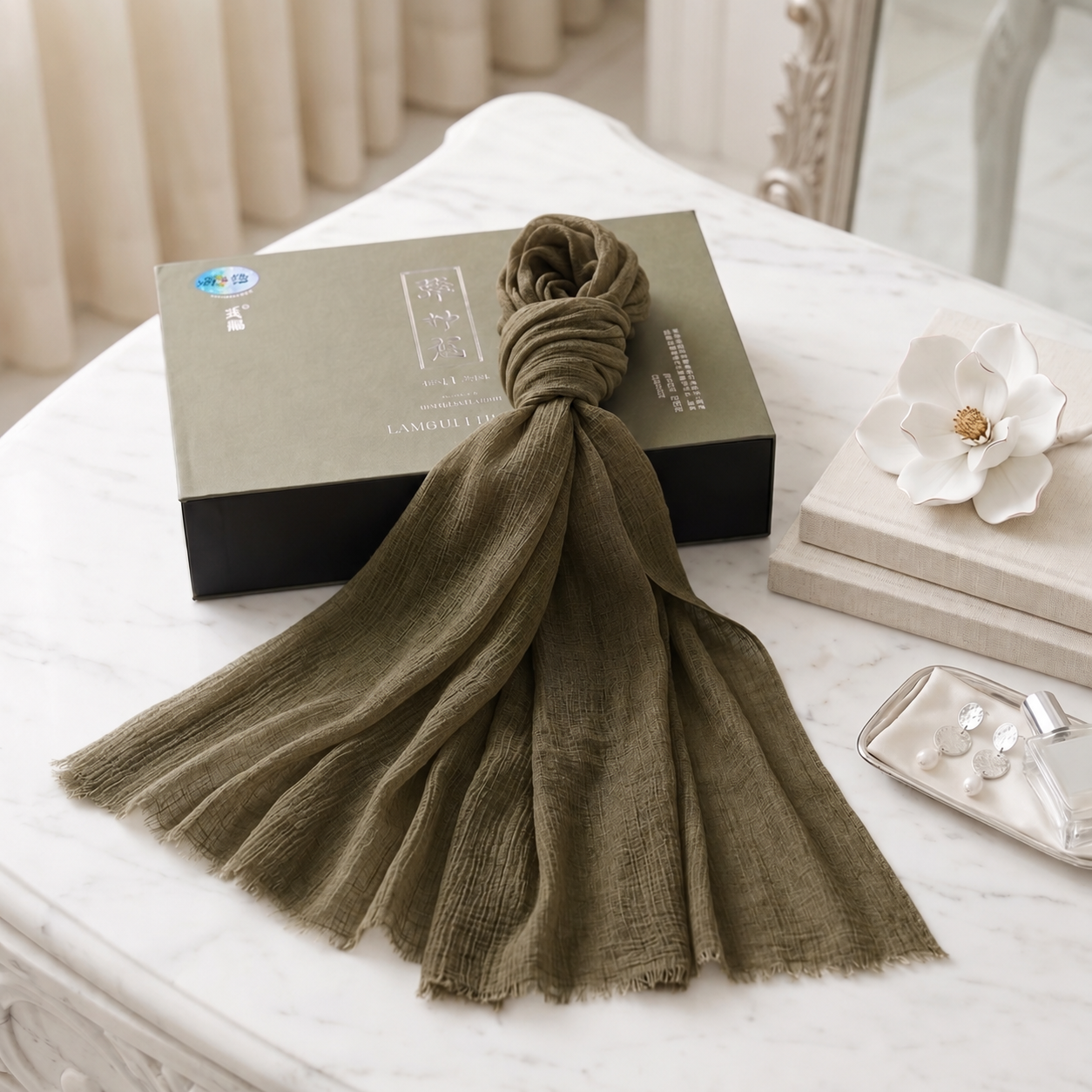 Textured Linen Hijab