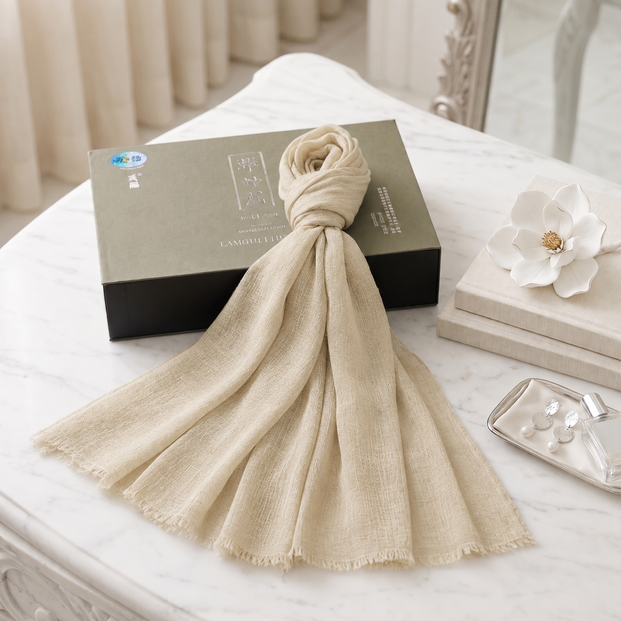 Textured Linen Hijab