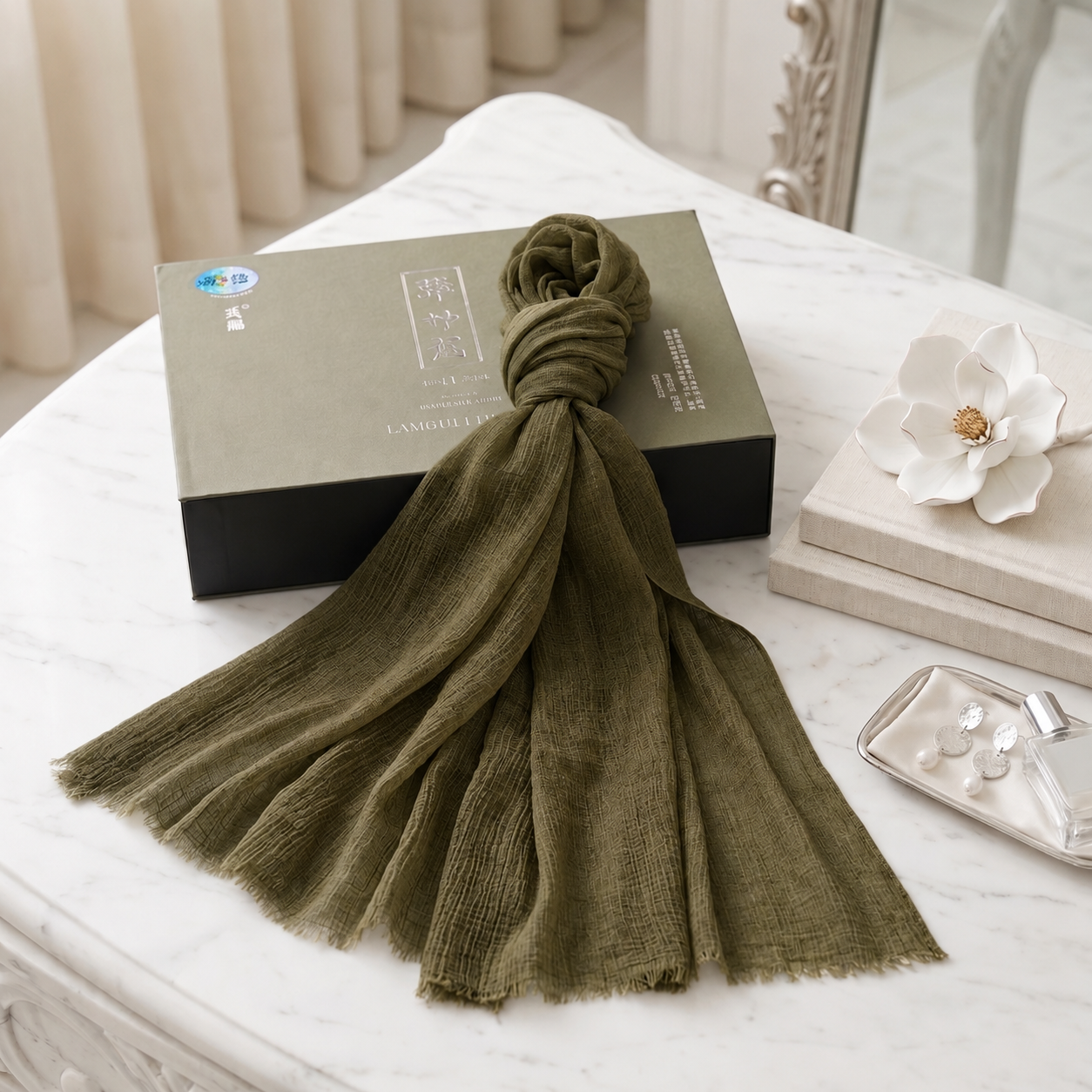 Textured Linen Hijab