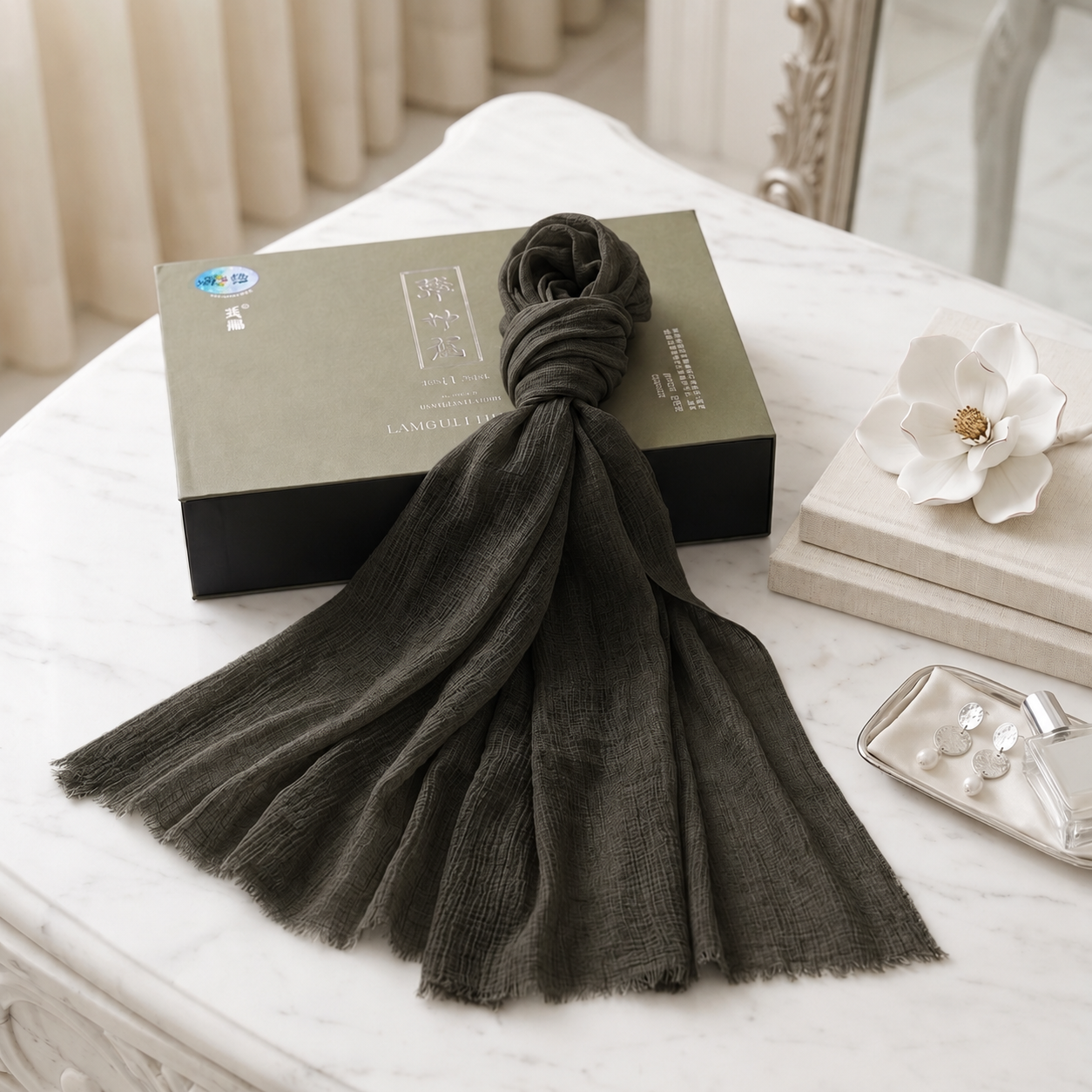 Textured Linen Hijab
