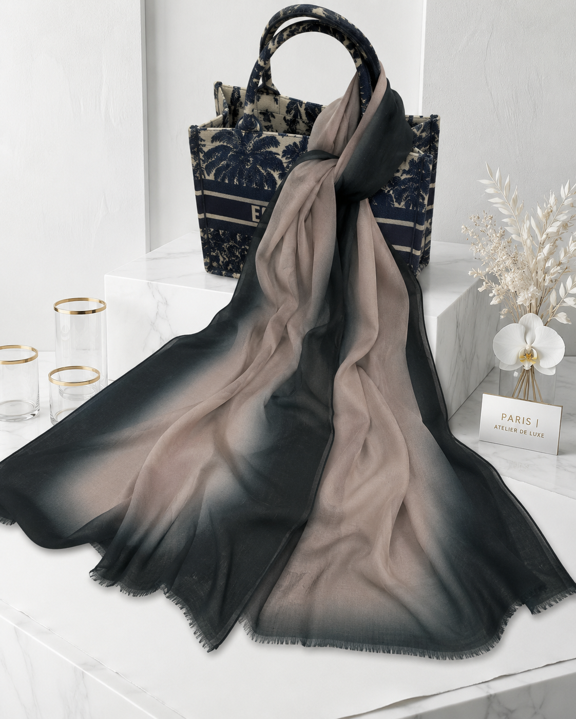 Linen Shaded Hijab