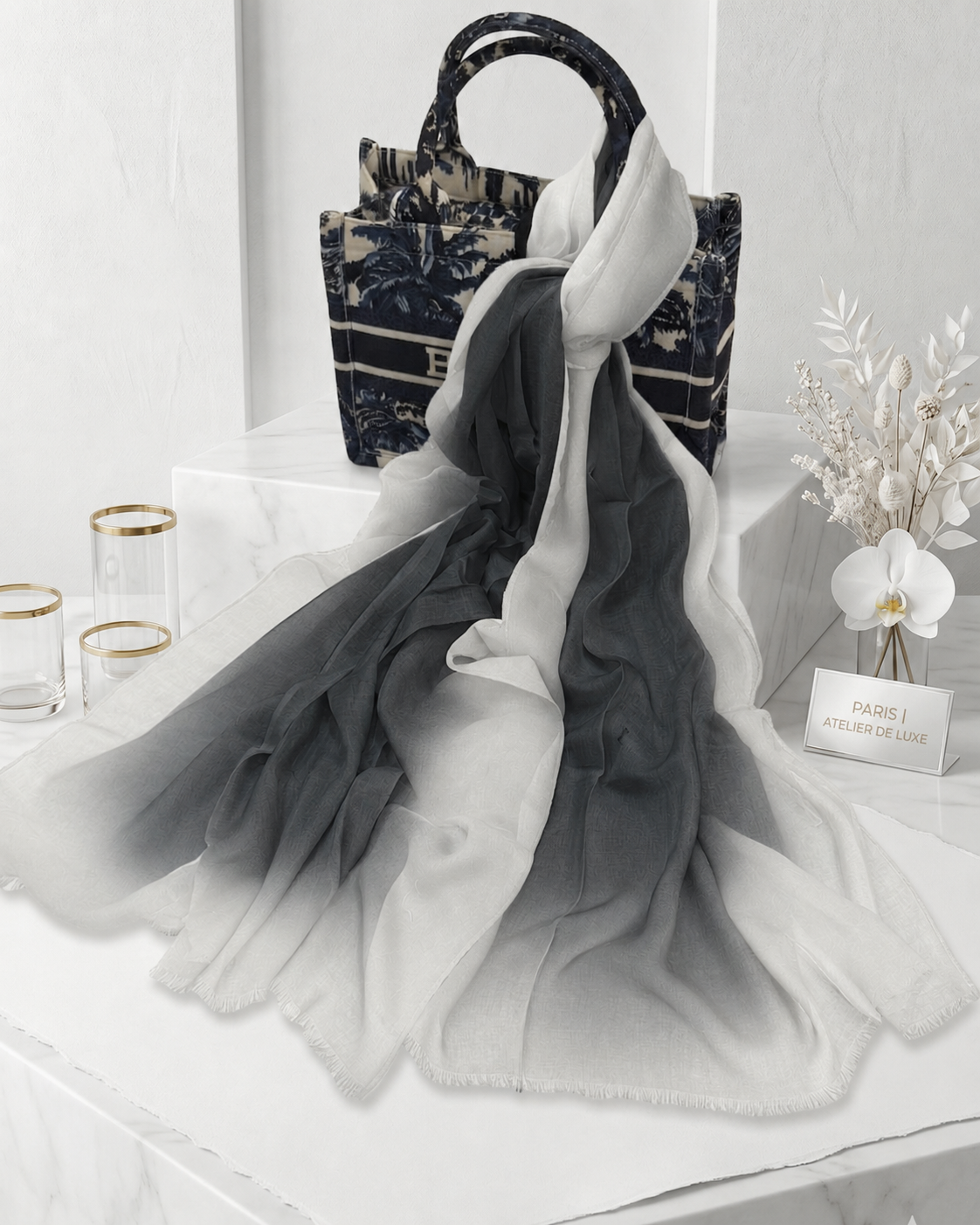 Linen Shaded Hijab