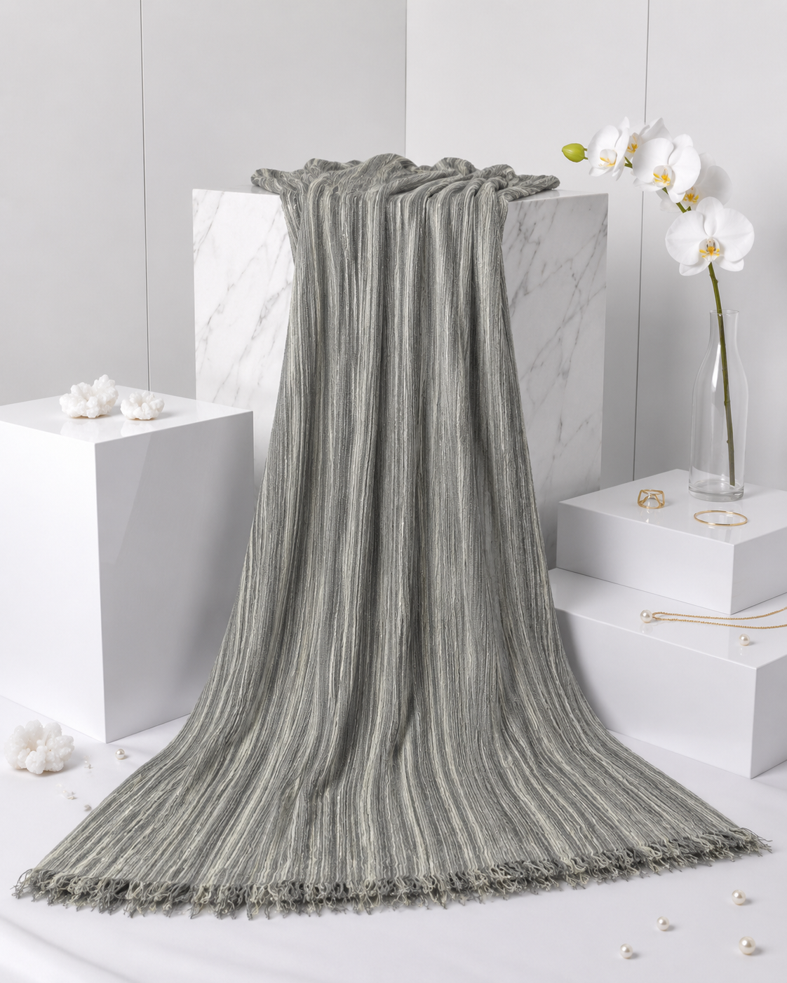 Marble Stripe Hijab